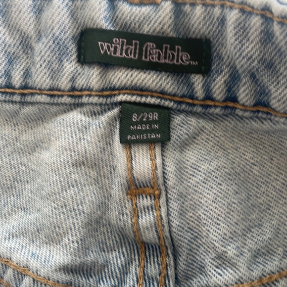 High Rise cuffed Denim Shorts - Picture 2 of 5